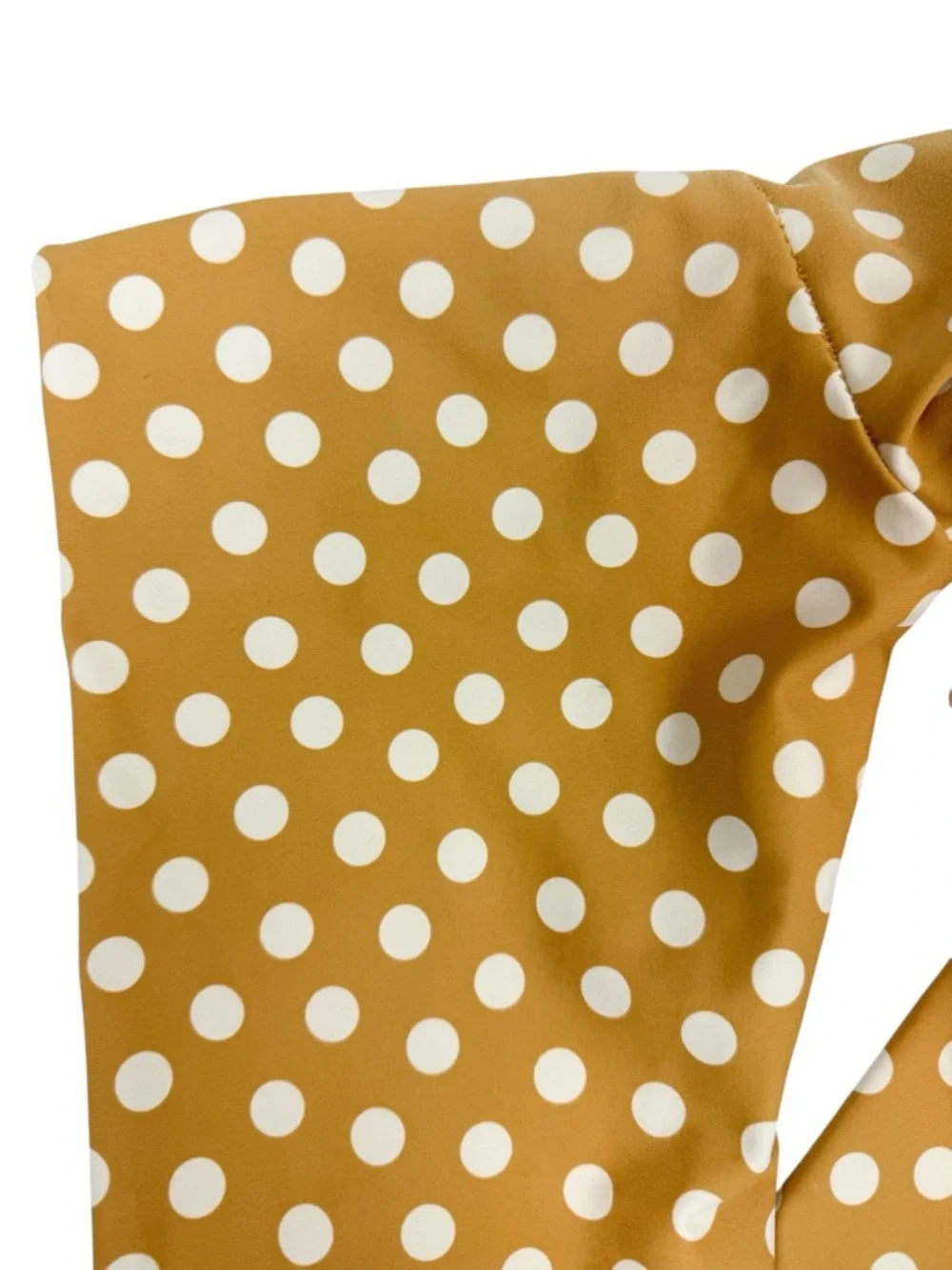 Same Los Angeles Sport Yellow Polka Dot Leggings Sports Bra Set Size Small/ Med